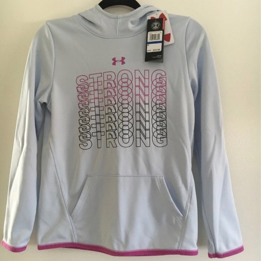 NWT Youth XL under Amour STRONG hoodie